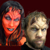 Makeup FX devil horns and brow prosthetic
