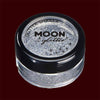 Silver glitter makeup
