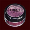 Pink glitter makeup
