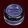Lavender glitter makeup