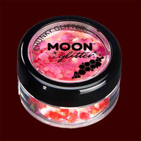 Cherry iridescent chunky face and body glitter