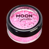 Pink iridescent fine face and body glitter