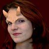 foam latex devil horns