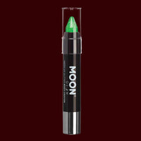 Green Neon UV glitter body crayon