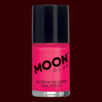 Pink glow in the dark nail polish
