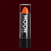 Orange neon UV black light lipstick