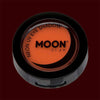 Orange neon black light UV eyeshadow