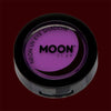 Violet neon black light UV eyeshadow