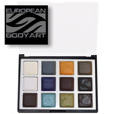 Undead alcohol activated skin tone makeup palette by European Body Art