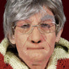 Old age makeup prosthetic mask