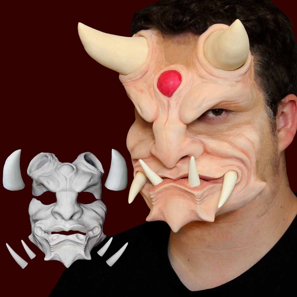 Oni Japanese Demon prosthetic mask