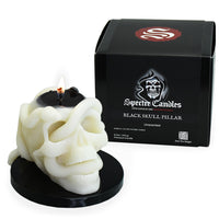 Skull Pillar Candles