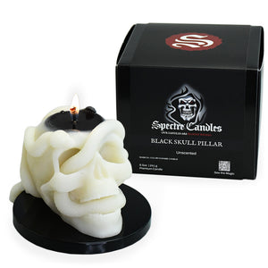 Skull Pillar Candles