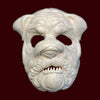 Foam latex bulldog prosthetic mask raw without makeup