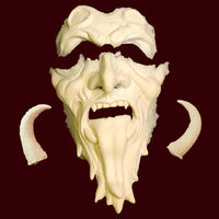Krampus second quality mask - with horns