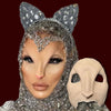 Cat makeup prosthetic mask