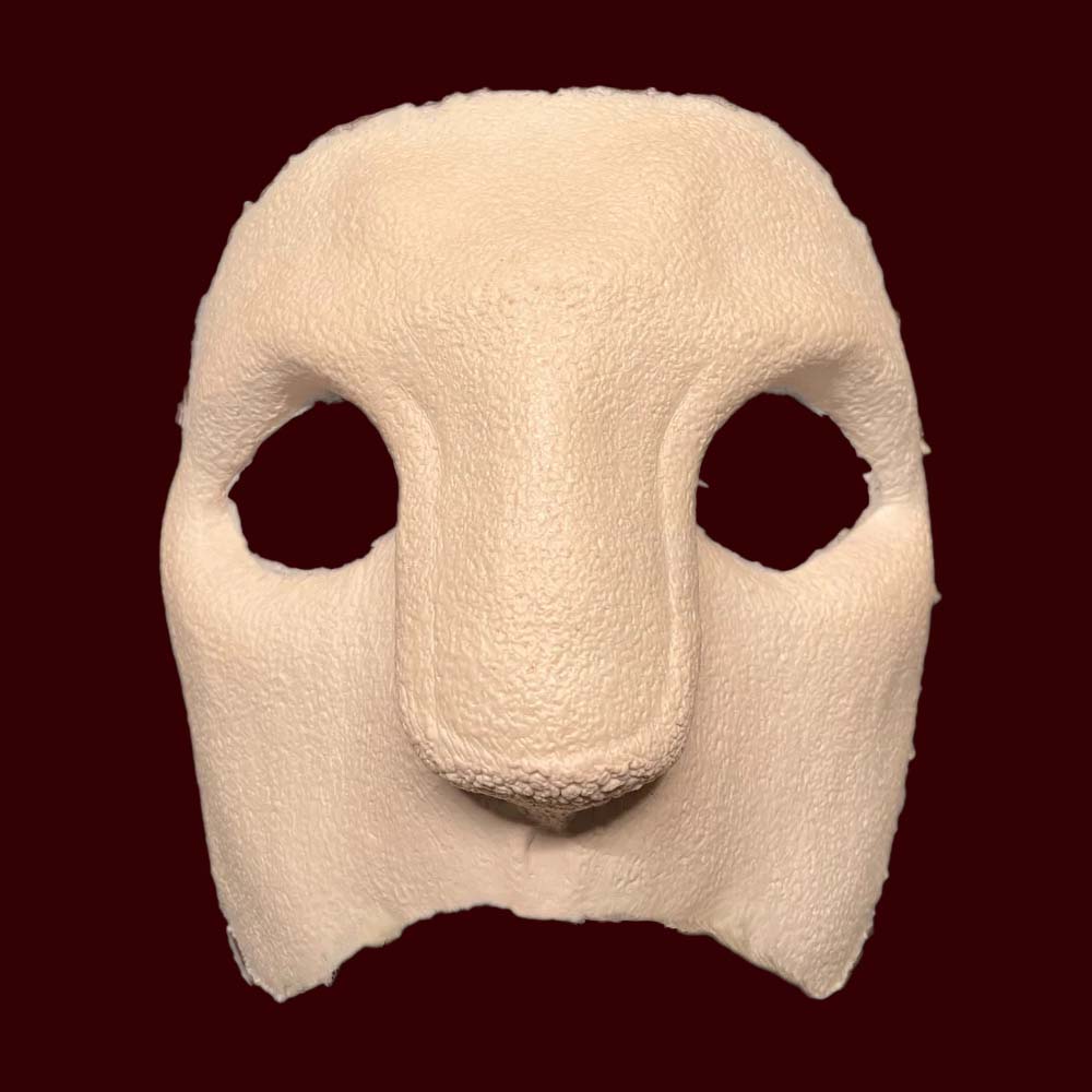 Male cat prosthetic costume makeup