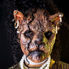 fancy cat makeup with prosthetic