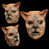 Cat prosthetic with makeup 