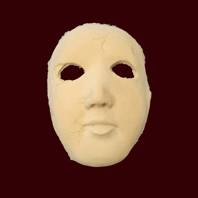 Second quality cracked doll face appliance makeup mask