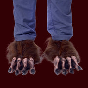 Costume Werewolf Feet Brown