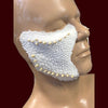 Lizard man cheeks prosthetic makeup appliance