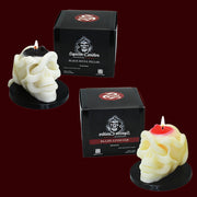 Skull Pillar Candles