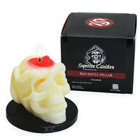 Skull Pillar Candles