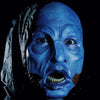 Sea ghoul by FX Faces prosthetic mask with blue makeup