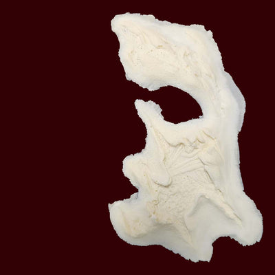 Second quality trauma torn face prosthetic
