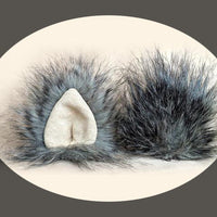 Grey Wolf clip-on ears