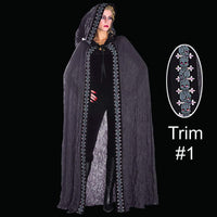 Sheer crinkle cape with skulls