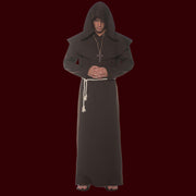 Costume monk robe in brown