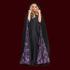 Velvet Cape with Embossed Purple Lining