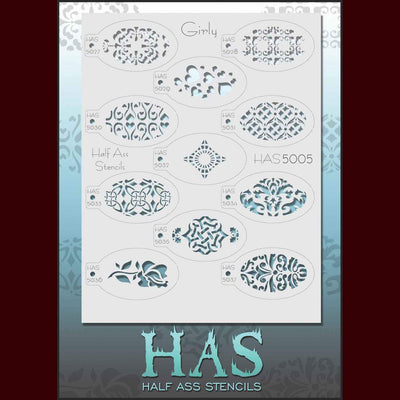 Elegant pattern stencil sheet