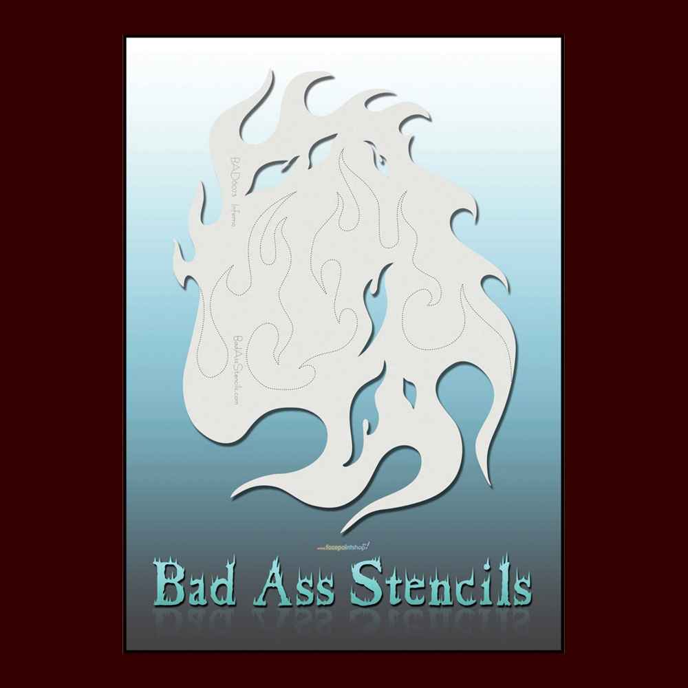 Bad Ass Vector Pattern Ass Stencil