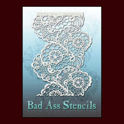Classic vintage lace stencil