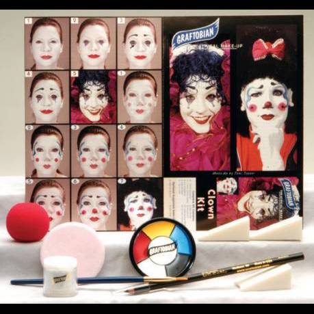 Halloween clown makeup kit face paint