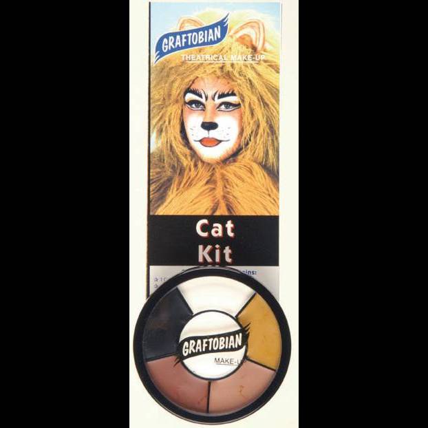 cat cream face paint wheel