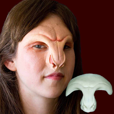 demon faerie creature nose and brow