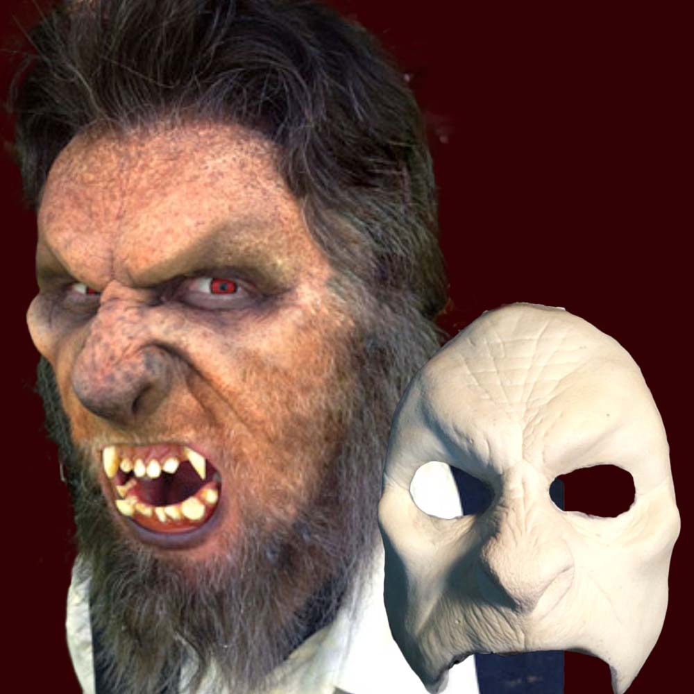 Werewolf prosthetic mask