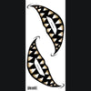 large pointed teeth fx tattoos