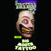 2 Faced big mouth costume tattoo
