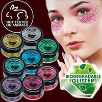 Biodegradable fine cosmetic glitter