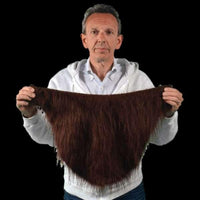 Brown fur shirt collar