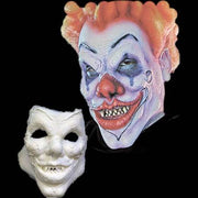 evil clown mask halloween makeup