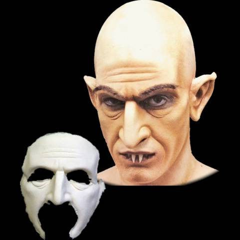 nosferatu halloween latex mask vampire