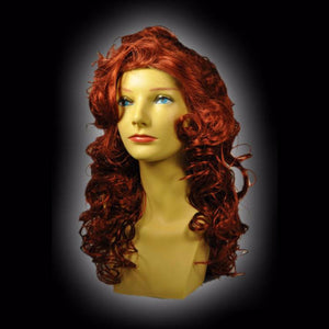 Auburn Long Curly Gypsey Wig