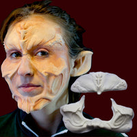 Demon or alien costume makeup prosthetic