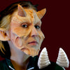 Medium Cazuhl horns with optional mask and ears